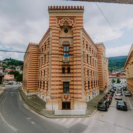 Vijecnica Corner - Panorama View *